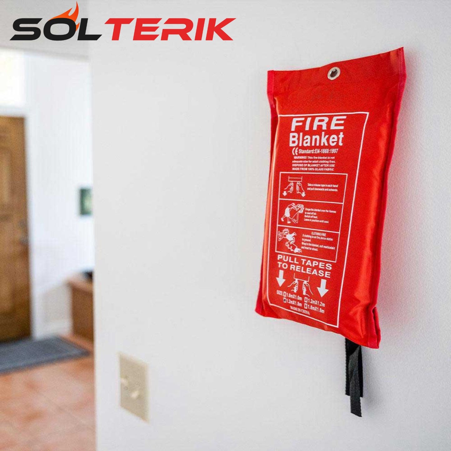 Emergency Quick Release Fire Blanket